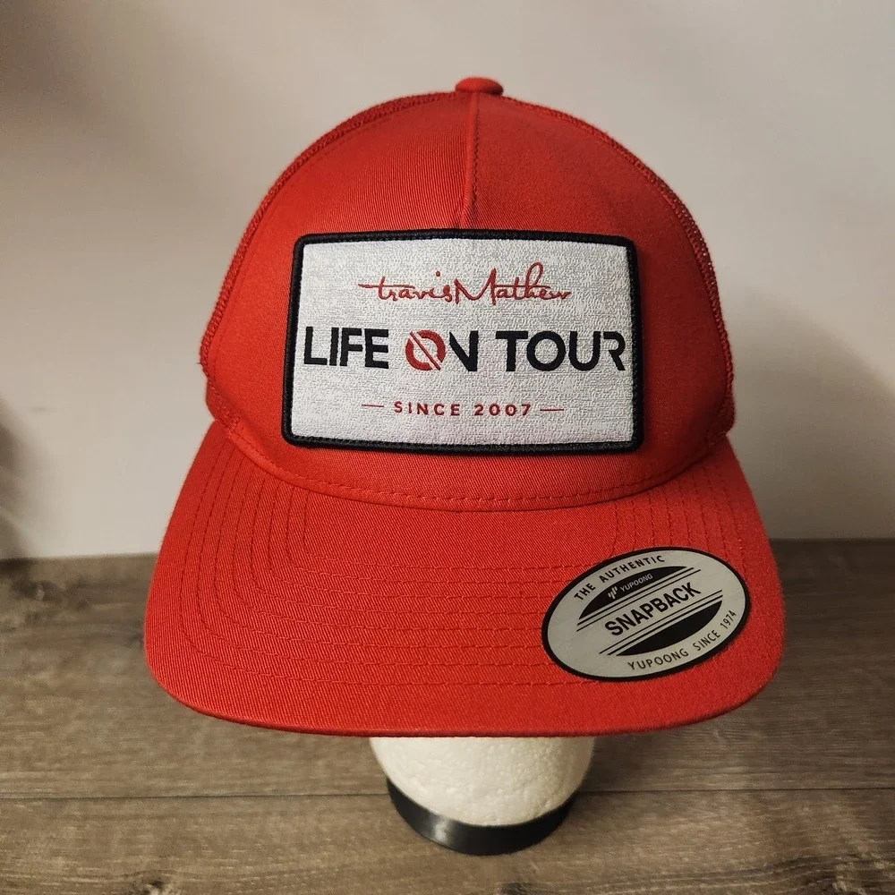 NWT Travis Mathew Golf Life On Tour Geared Up Snapback Adjuatable Baseball Hat